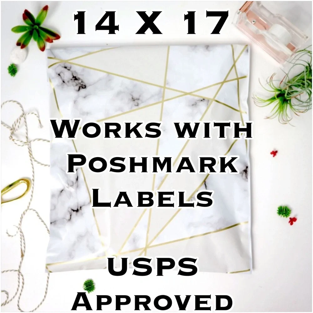 25 14X17 Marble Poly Mailers PRICE IS FIRM - Picture 2 of 11